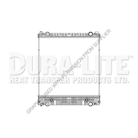 DHT FR1330002BPT RADIATOR, PLASTIC/ALUM 1YR WRNTY