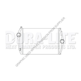 DHT FR3D COOLER, NO CORE, CHARGE AIR