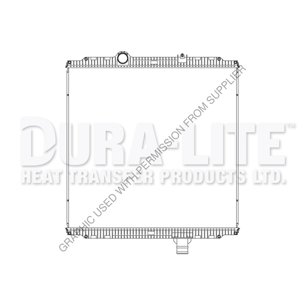 DHT KE1207002PT RADIATOR, PLASTIC/ALUM 1YR WRNTY