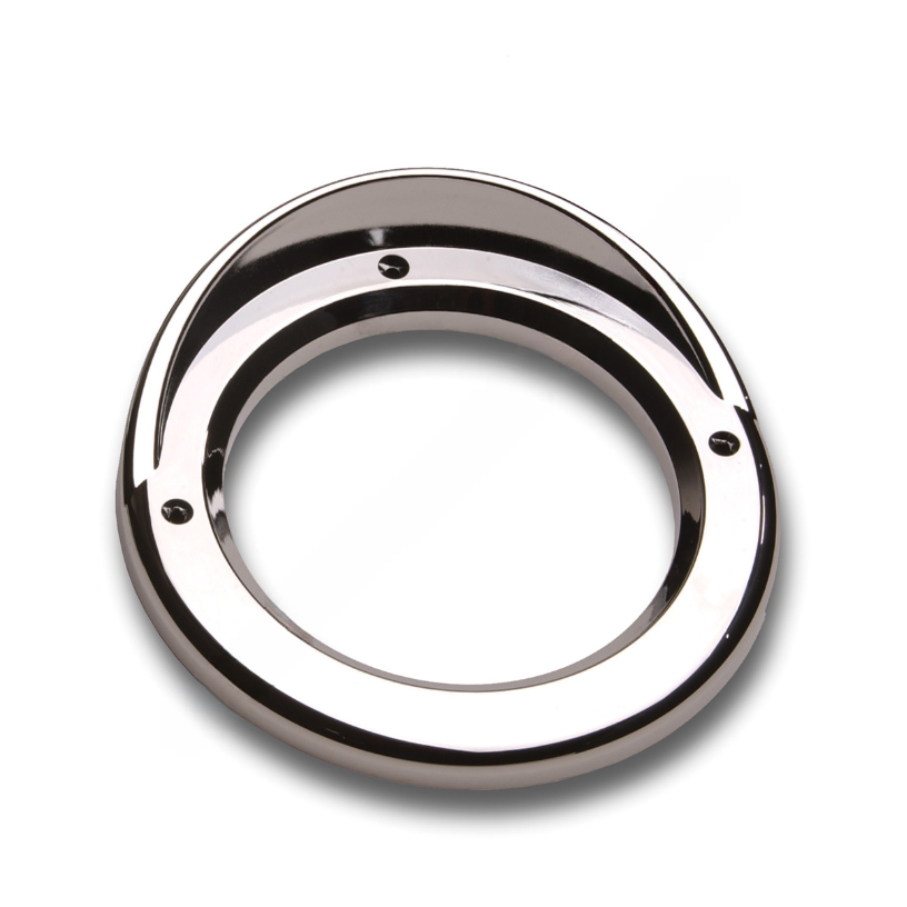 DML DUAVLB4 4IN  ROUND LIGHT BEZEL WITH VISOR