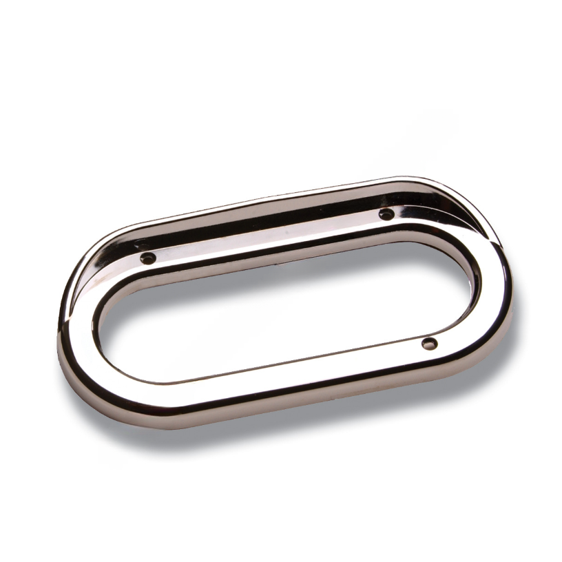 DML DUAVLB6 6IN OVAL LIGHT BEZEL WITH VISOR