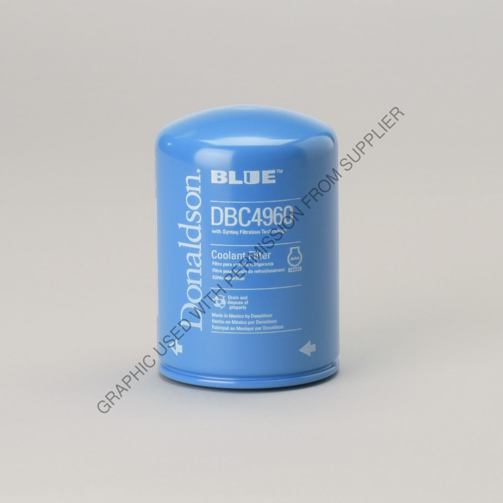 DN  DBC4960 COOLANT FILTER, SPIN-ON DN BLUE NO CHEM
