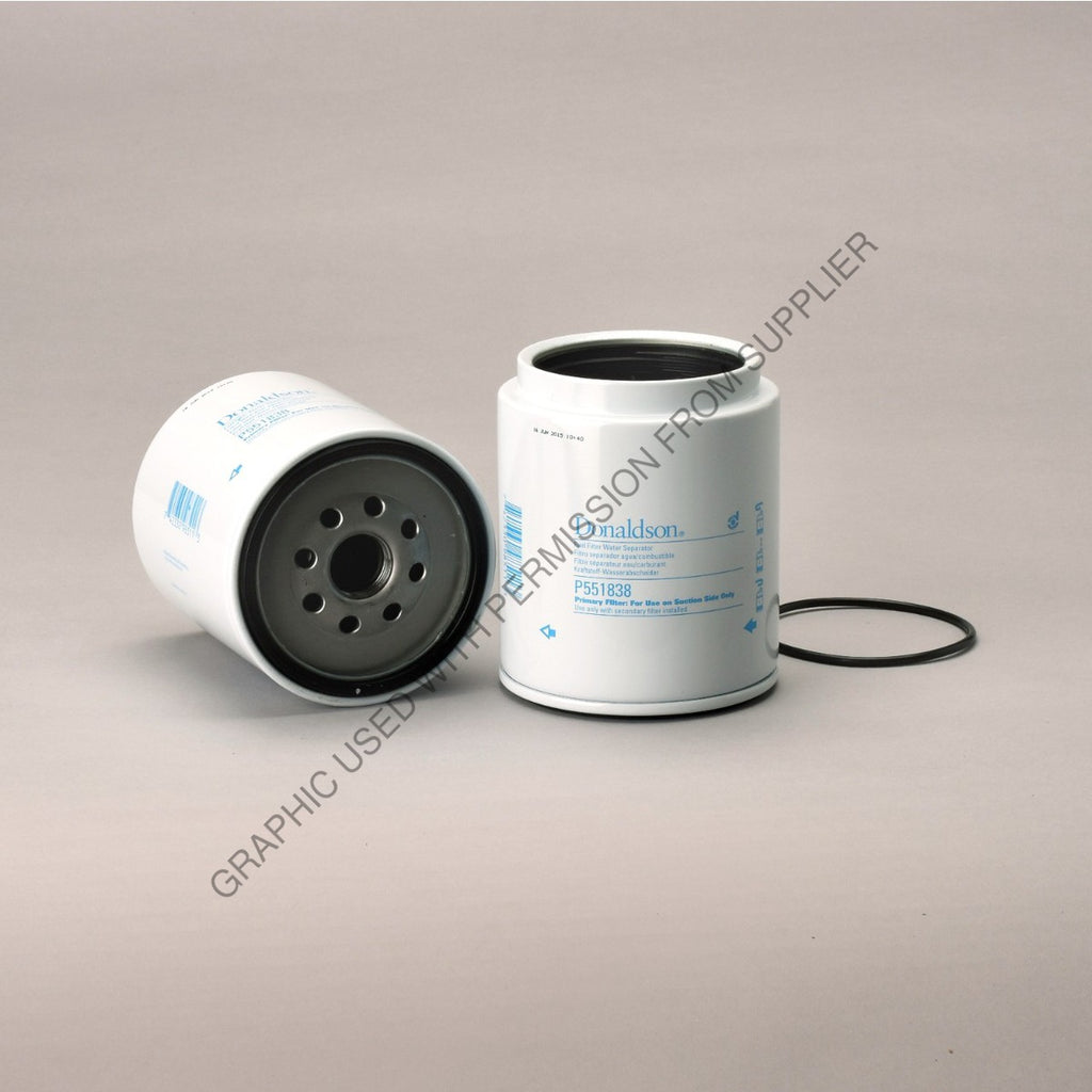 DN  P551838 FILTER - FUEL/WATER SEPARATOR, SPIN-ON