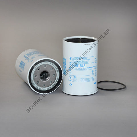 DN  P551843 FILTER - FUEL/WATER SEPARATOR, SPIN-ON
