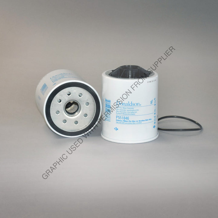 DN  P551846 FILTER - FUEL/WATER SEPARATOR, SPIN-ON