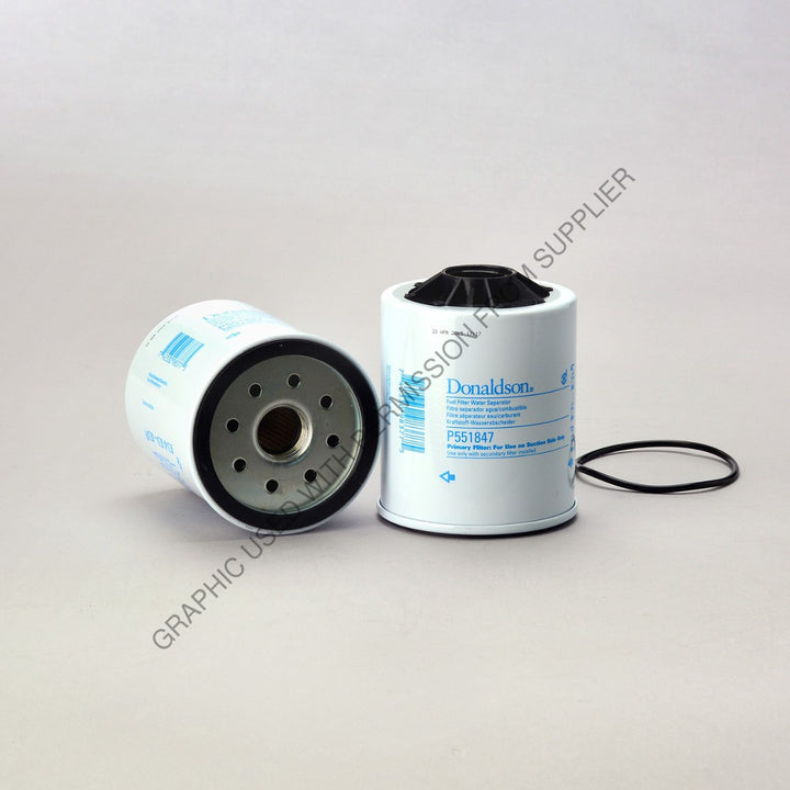 DN  P551847 FILTER - FUEL/WATER SEPARATOR, SPIN-ON