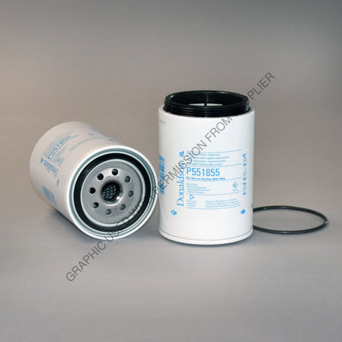 DN  P551855 FILTER - FUEL/WATER SEPARATOR, SPIN-ON