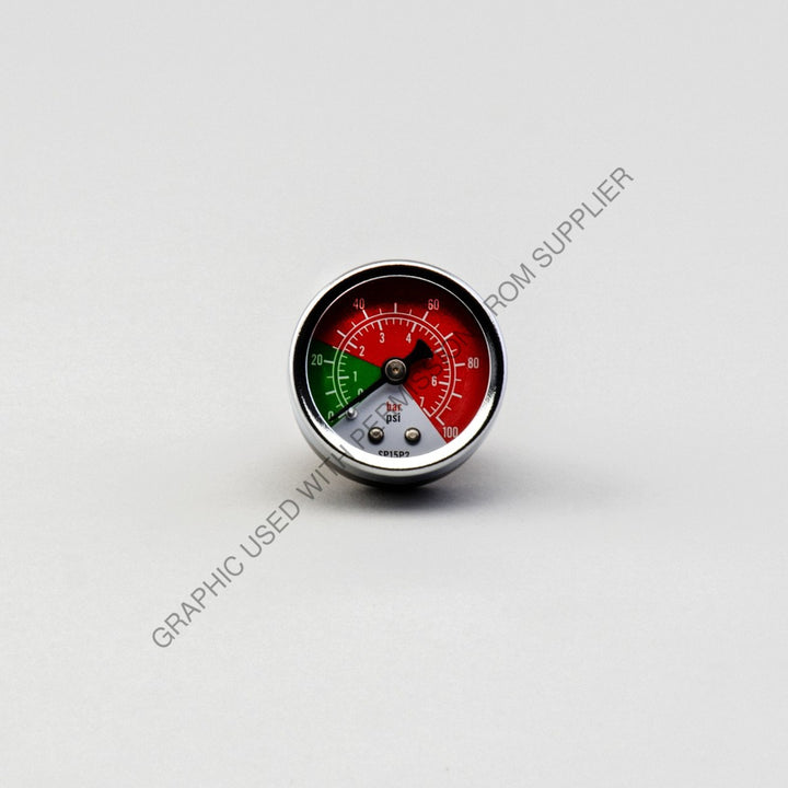 DN  P579716 PRESSURE GAUGE 1-100 PSI TRI-COLOR