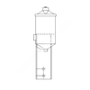 DRM 603 7008DT PS RESEVOIR, METAL,  2QT