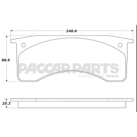 E11107690BXW PAD-DISC