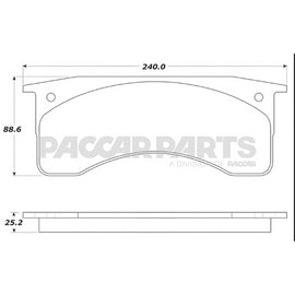 E11107690BXW PAD-DISC