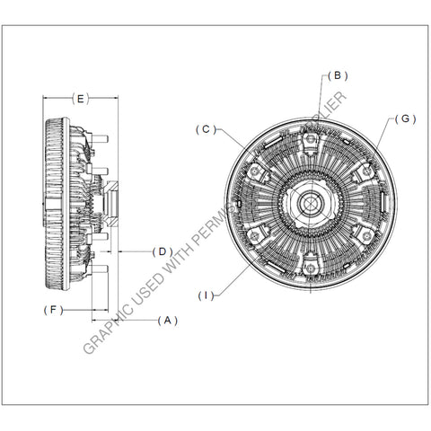 ETN 17637 2 CLUTCH FAN
