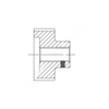 FAB 432 0494 GEAR, PUMP DRIVE, 1.25IN DIA.-14 SPLINES