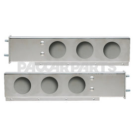 FB00381 SS LIGHT BAR(3X4"HOLES)SPRG LOADED FLAP