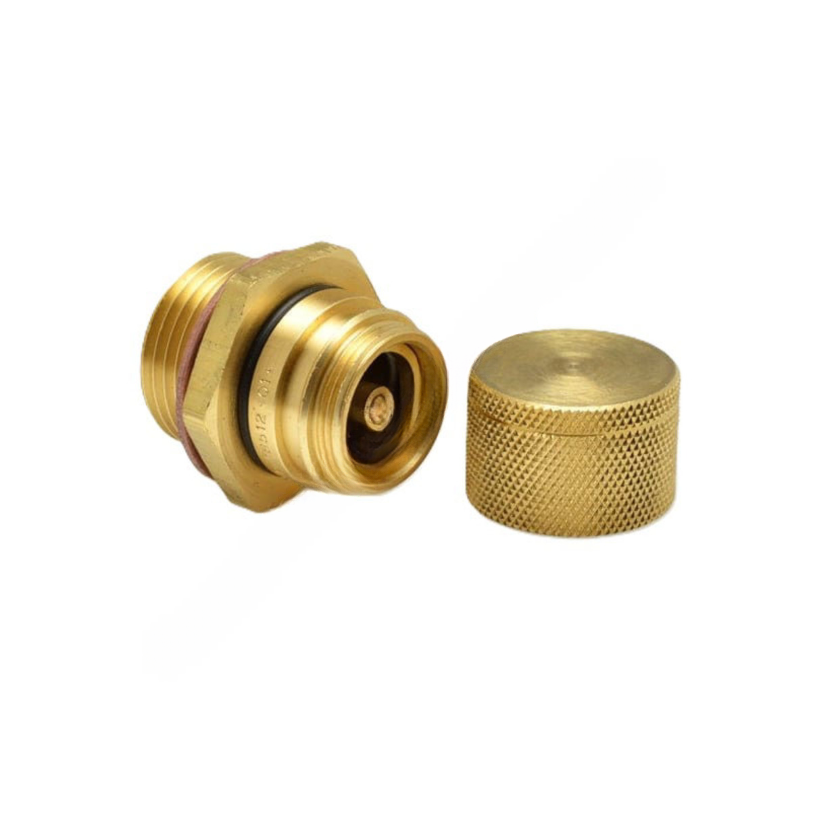 FEM 12 25150 03 BRASS OIL DRAIN PLUG SPEED-CLICK M25X1.5