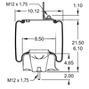 FI  W01M58 8463 AIRBAG-1T15XMR7 M12ST 1/4NPT PST BRK NUT