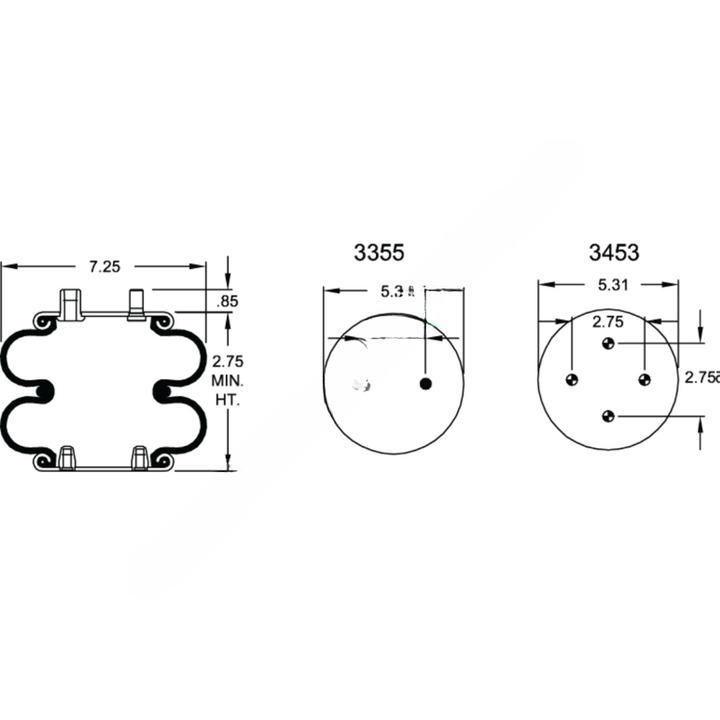 FI  W01 358 3402 AIR SPRING