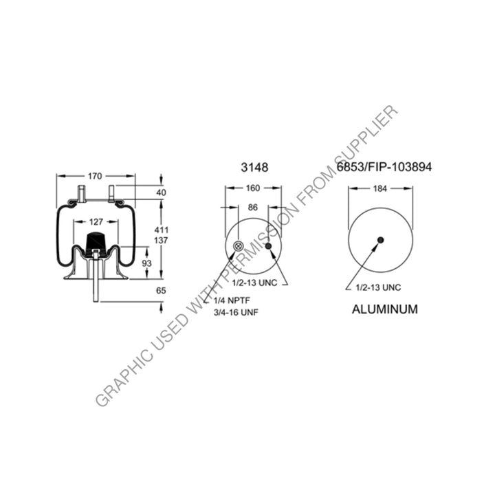 FI  W01 358 5434 AIR SPRING