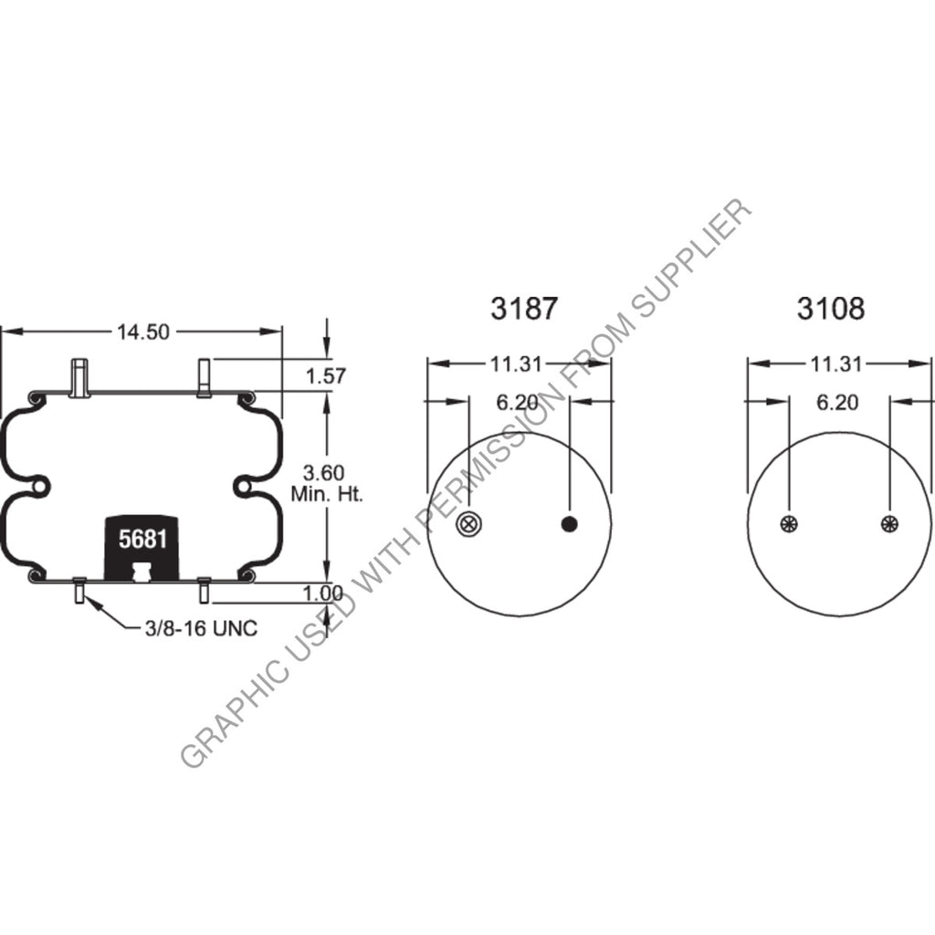 FI  W01 358 7557 AIR SPRING
