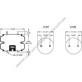 FI  W01 358 7557 AIR SPRING