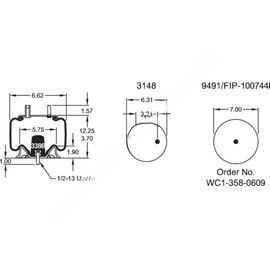 FI  W01 358 8997 AIR SPRING