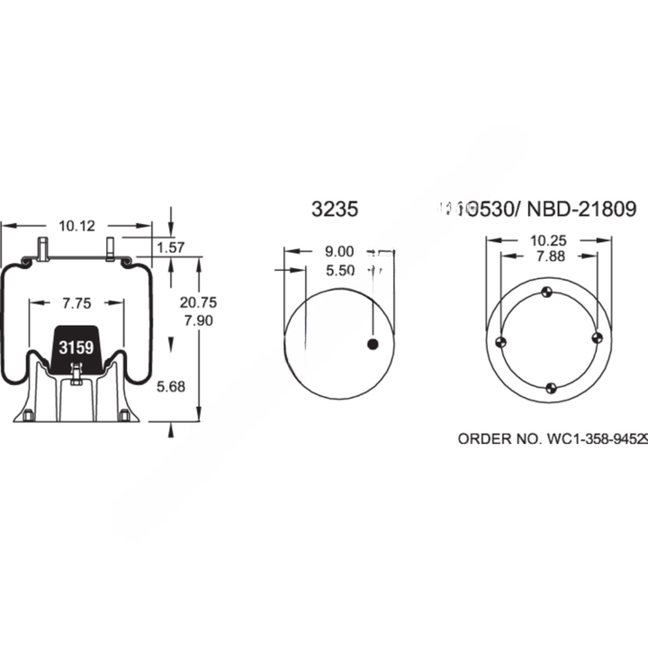 FI  W01 358 9092 AIR SPRING