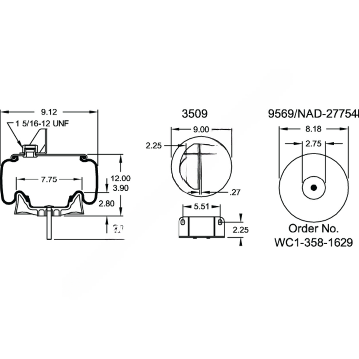 FI  W01 358 9541 AIR SPRING
