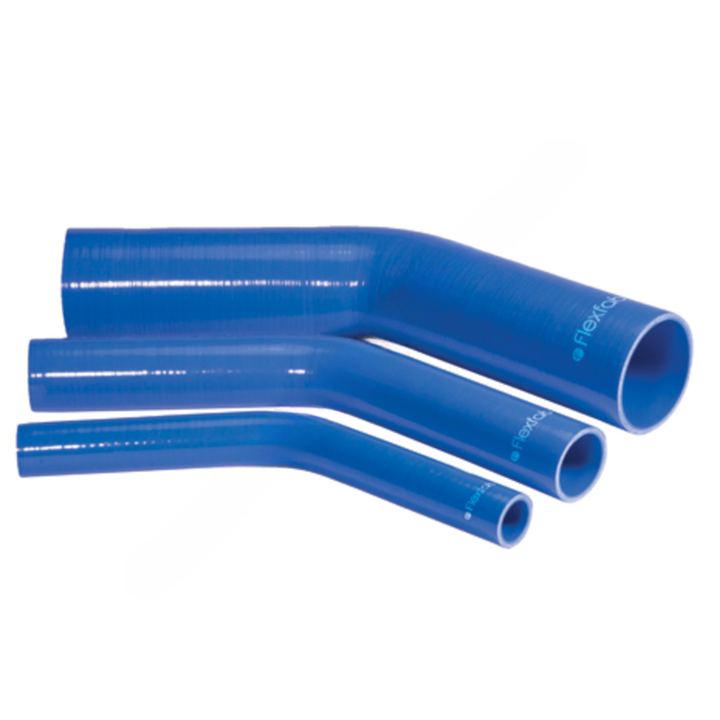 FLF 7896 400 HOSE-CHARGE AIR COOLER, 45-DEG ELBOW SIL