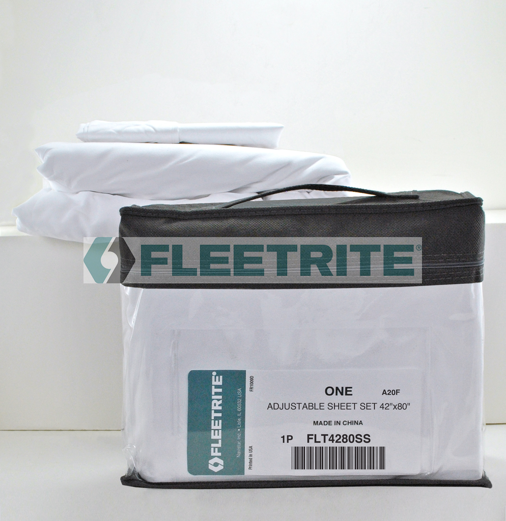 FLT4280SS WHITE ADJUSTABLE SHEET SET, 42