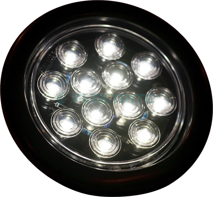 FLTBU40012W 4 WHITE ROUND BACK-UP, 12 LED