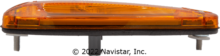 FLTCBF63002A 2 LED AMBER, OVAL FREIGHTLINER