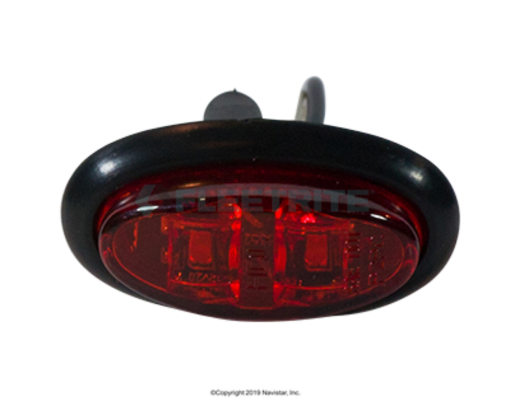 FLTCM21002R MINI RED OVAL CM W/GROMMET,