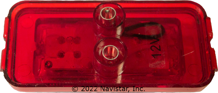 FLTCM25103R 3 LED, 2.5 RED, RECTANGULAR C