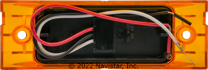 FLTCM26106A 6 LED, 2 X 6 AMBER, 2 WIRE C