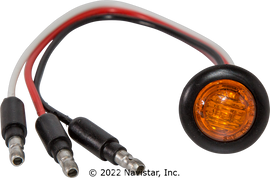 FLTCM340033A 3 LED, 3/4 MINI AMBER, 3- WIR