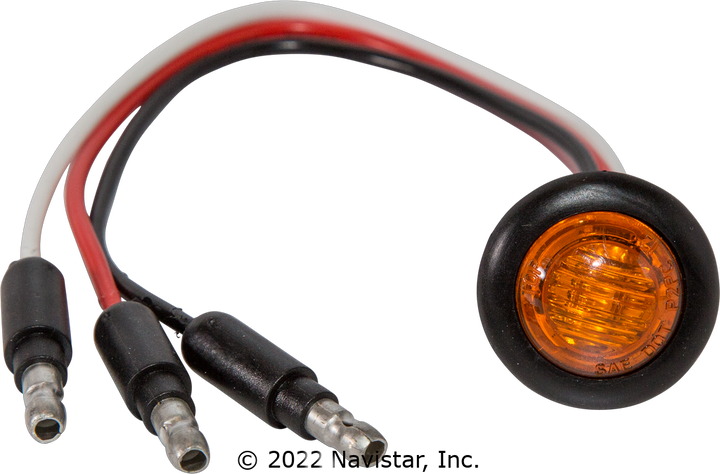 FLTCM340033A 3 LED, 3/4 MINI AMBER, 3- WIR
