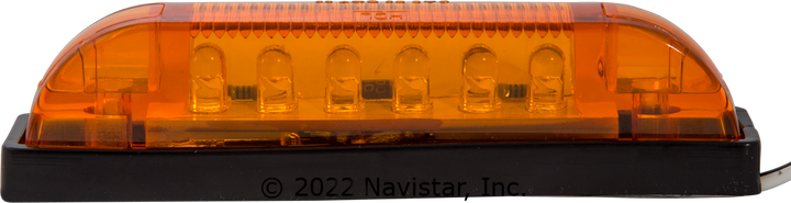 FLTCM40006A 6 LED, 4 AMBER, SLIMLINE CLEA