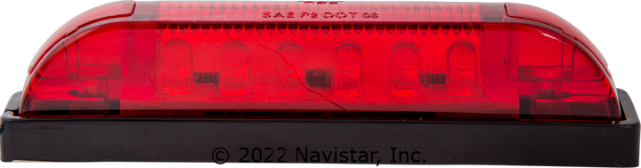FLTCM40006R 6 LED, 4 RED, SLIMLINE CLEARA