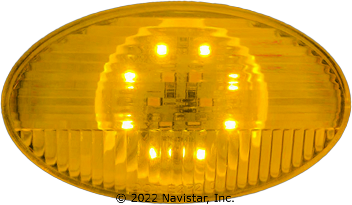 FLTCMF37014A 14 LED, OVAL CLEAR /AMBER FREI
