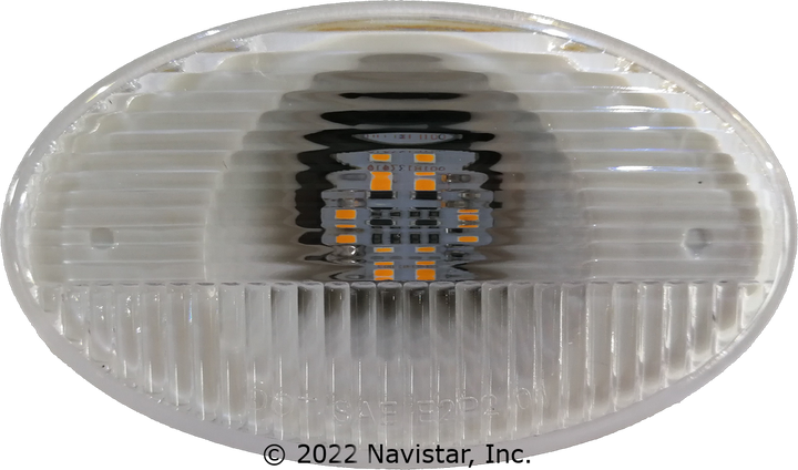 FLTCMF37014A 14 LED, OVAL CLEAR /AMBER FREI