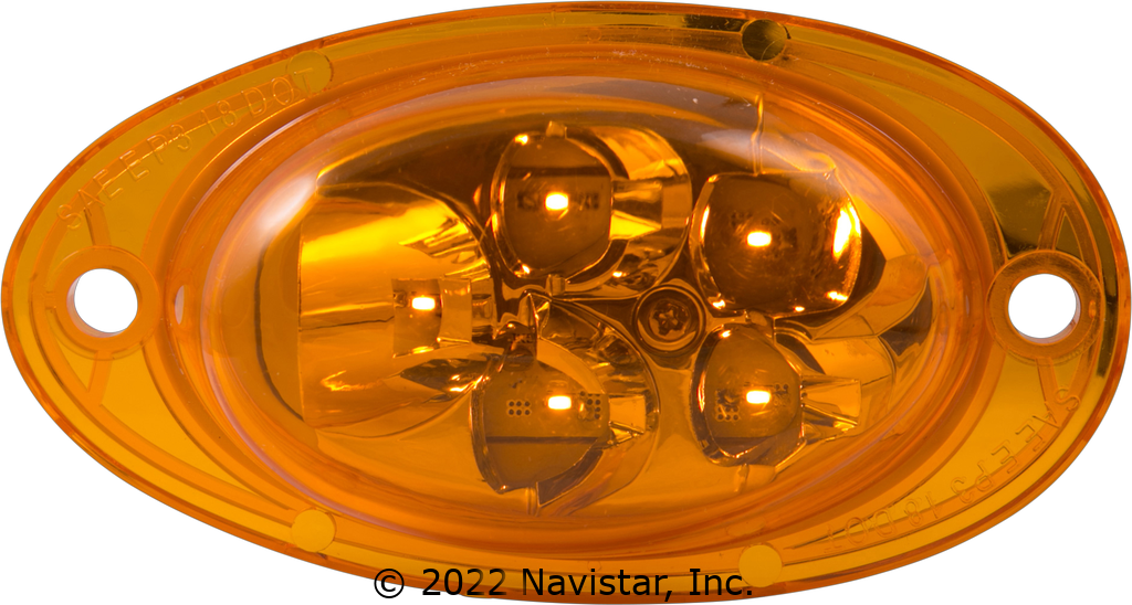 FLTCMF53005A 5 LED, OVAL AMBER FREIGHTLINER