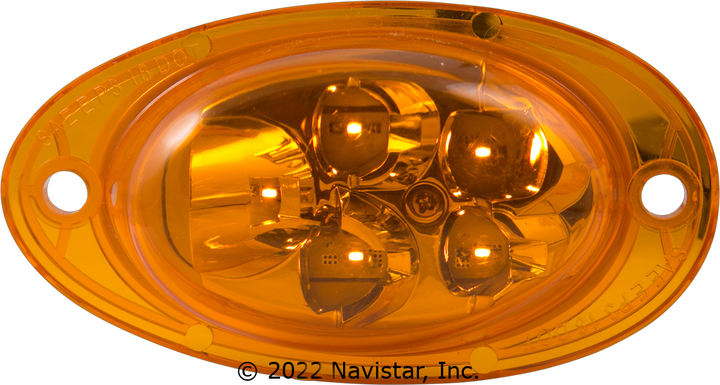 FLTCMF53005A 5 LED, OVAL AMBER FREIGHTLINER