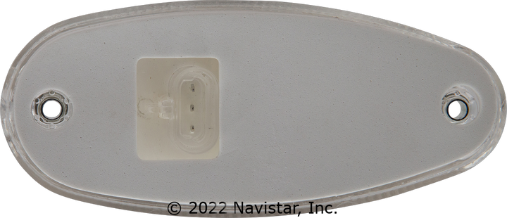 FLTCMN62011AC 11 LED, OVAL CLEAR /AMBER INTE