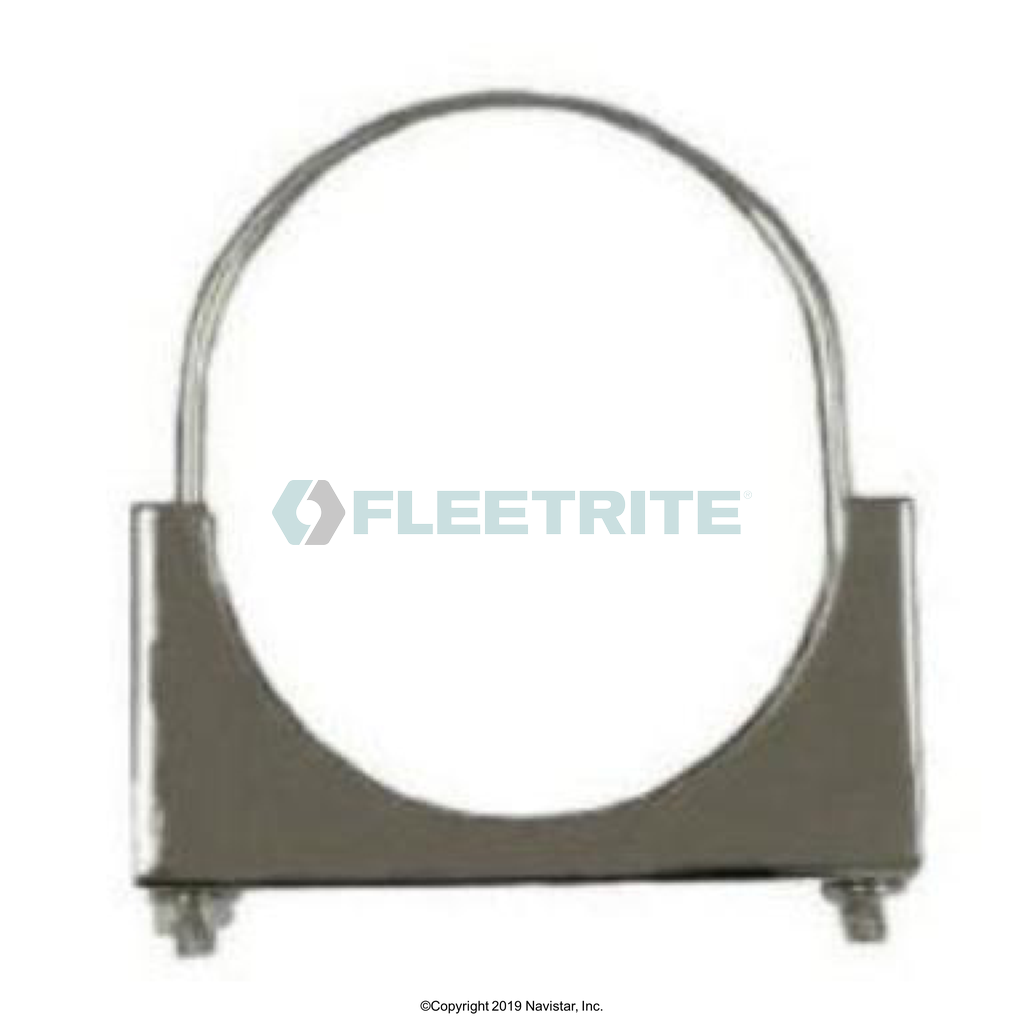 FLTEC50FUBZ CLAMP 5IN FLAT BAND U-BOLD