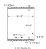 FLTRFCAS0810A FLEETRITE RADIATOR, FREIGHTLIN