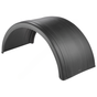 FLT 5005 76 POLY SINGLE AXLE-BLACK PAIR