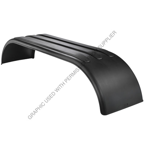 FLT 5345 131 TEMP POLY, FULL TANDEM, BLACK, PAIR, 131