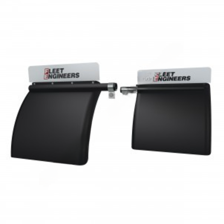 FTG 031 01637 LOW MOUNT QRT FENDER SET BLACK PLASTIC