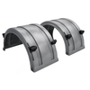 FTG 031 01701 FENDER - FULL ROUND, SLIDETRAX SET, GRAY