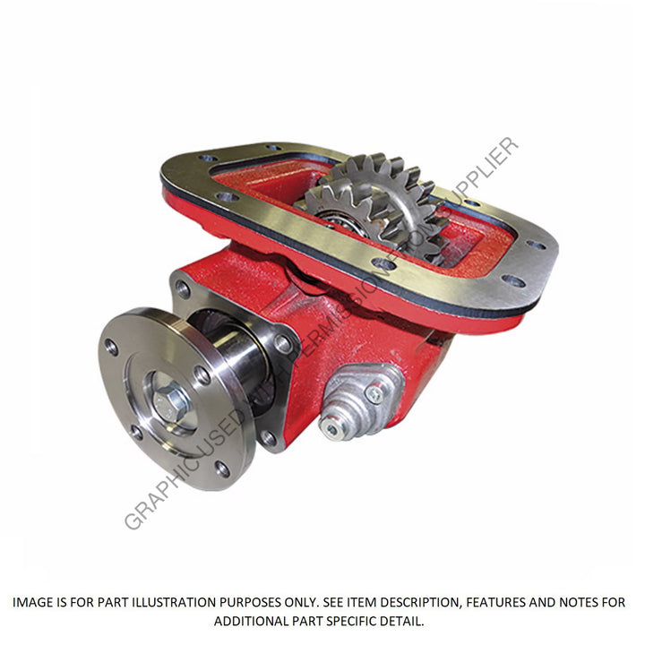 FUL PT4110XCN751RJ PTO, 8 BOLT HD DEEP MNT B RATIO 75 GEAR